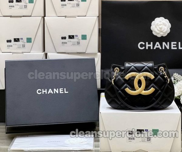 Messenger bag replica details and pricing black Chanel Sheepskin women