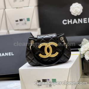 Messenger bag replica details and pricing black Chanel Sheepskin women 2