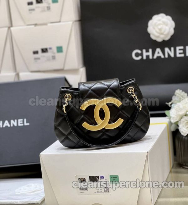 Messenger bag replica details and pricing black Chanel Sheepskin women 2