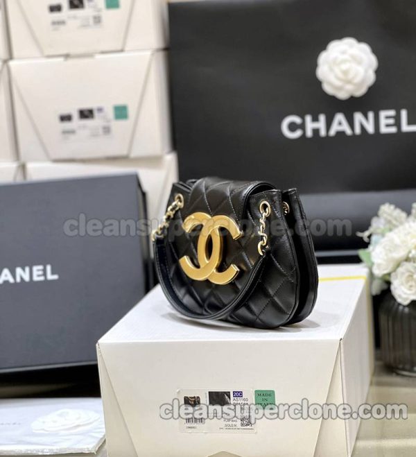 Messenger bag replica details and pricing black Chanel Sheepskin women 3