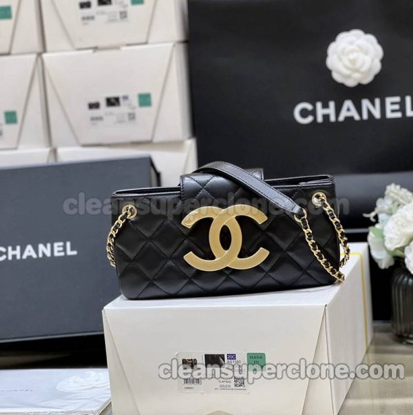 Baguette bag replica details and pricing black Chanel Sheepskin women 2