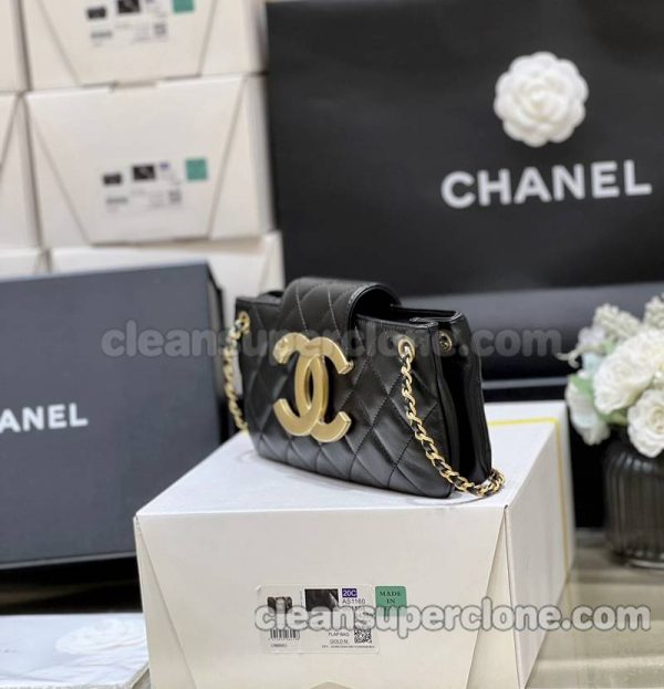 Baguette bag replica details and pricing black Chanel Sheepskin women 3