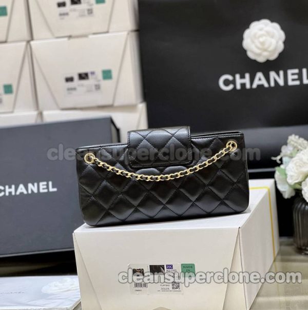 Baguette bag replica details and pricing black Chanel Sheepskin women 4