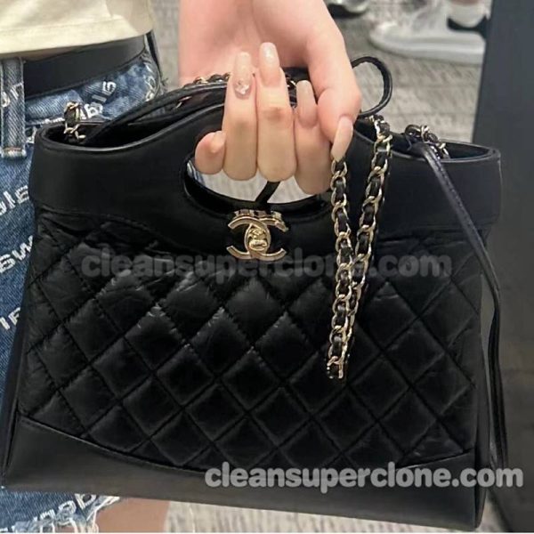 Chanel bag Super Clone picture and price black Handbag cowhide women 6