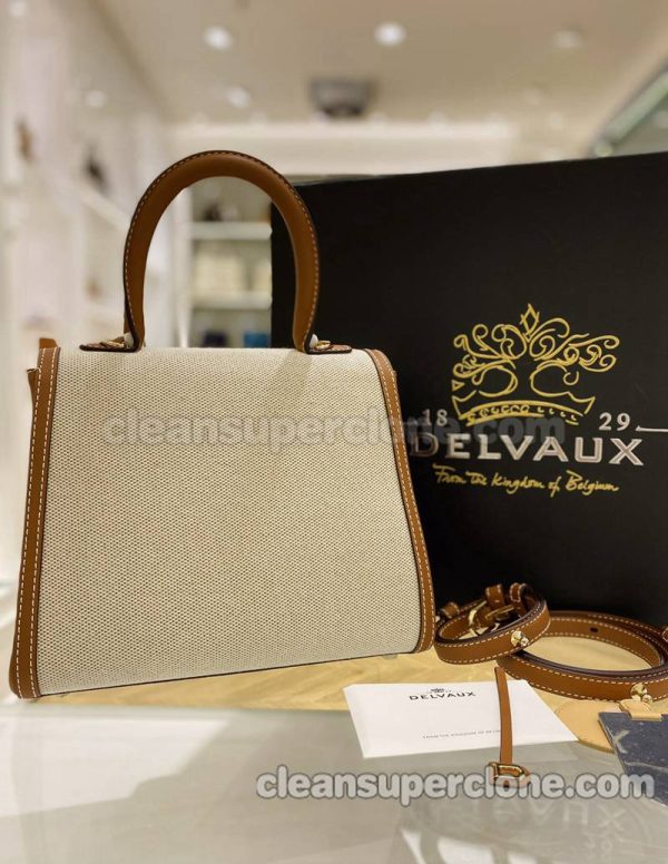 Handbag bag replica details and pricing Caramel color Delvaux cowhide women 2