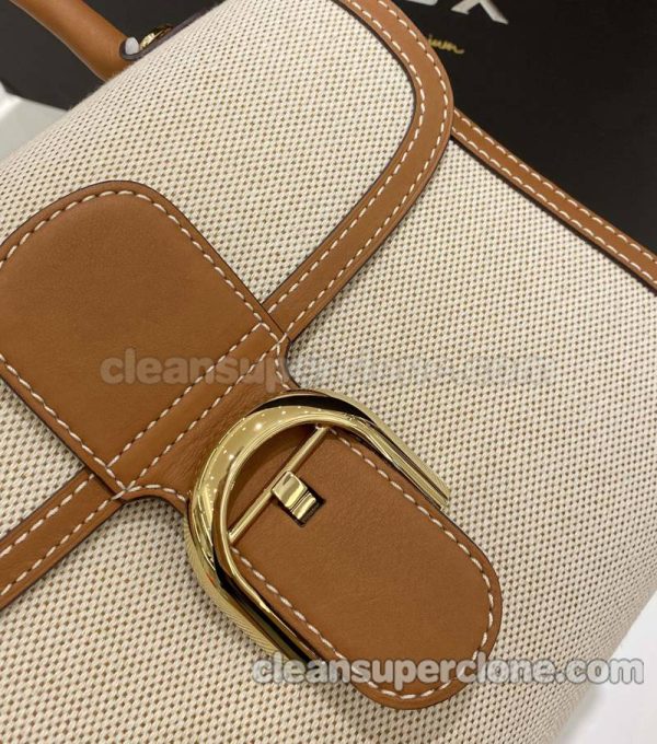 Handbag bag replica details and pricing Caramel color Delvaux cowhide women 8