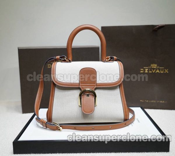 Cowhide bag 1:1 Copy description and price brown Delvaux Handbag women