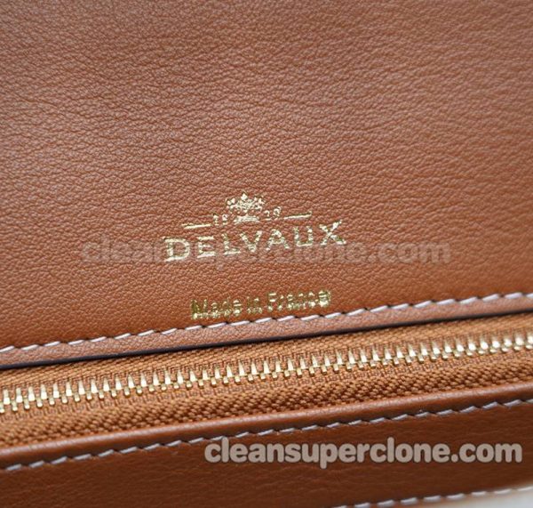 Cowhide bag 1:1 Copy description and price brown Delvaux Handbag women 6