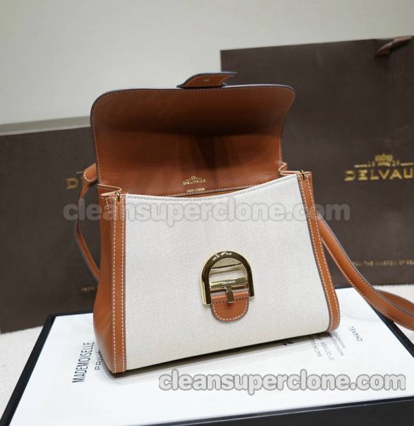 Cowhide bag 1:1 Copy description and price brown Delvaux Handbag women 7