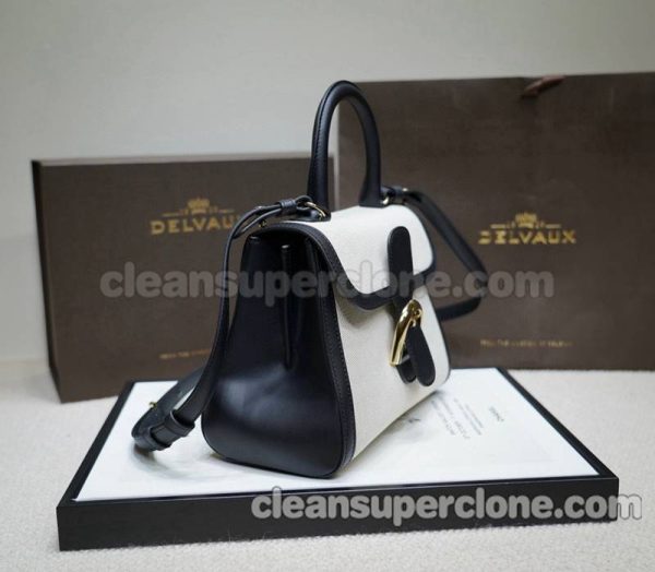 Delvaux bag Super Clone picture and price black Handbag Cowhide women 3