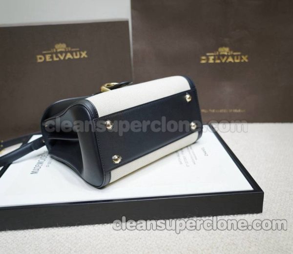 Delvaux bag Super Clone picture and price black Handbag Cowhide women 4