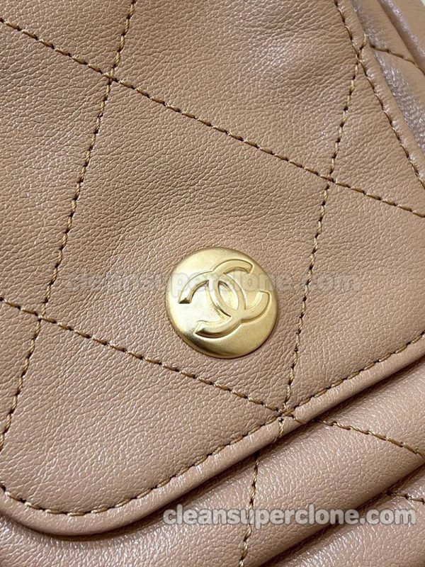 cowhide bag 1:1 Copy description and price brown Small Chanel Crossbody women 7