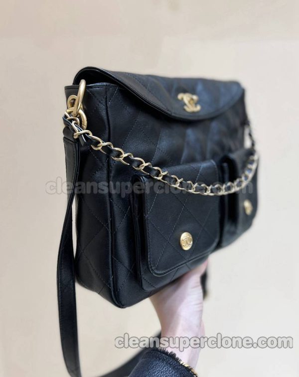 Crossbody bag replica details and pricing black Large Chanel cowhide women 2