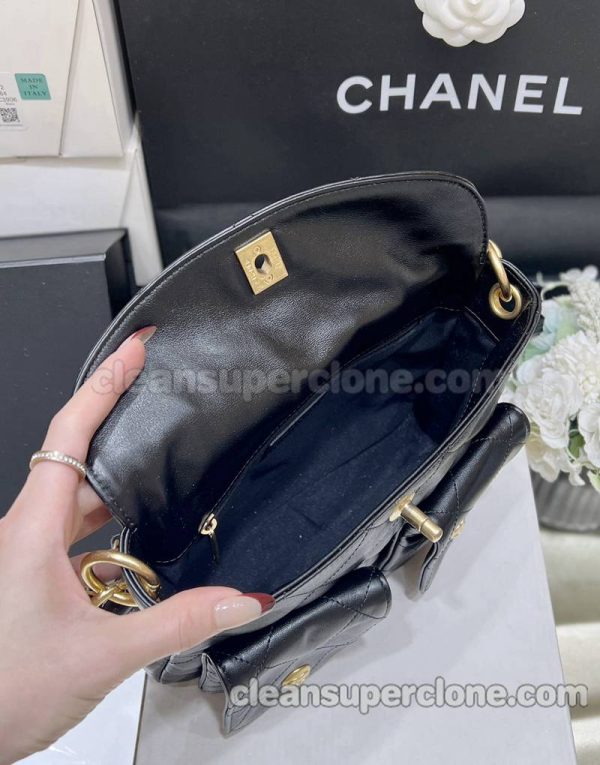 Chanel bag Super Clone picture and price black Small Crossbody cowhide women 6