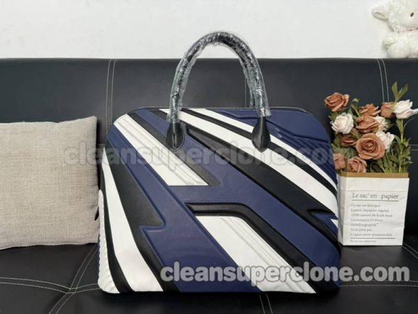 Fendi bag Super Clone picture and price blue Handbag cowhide women