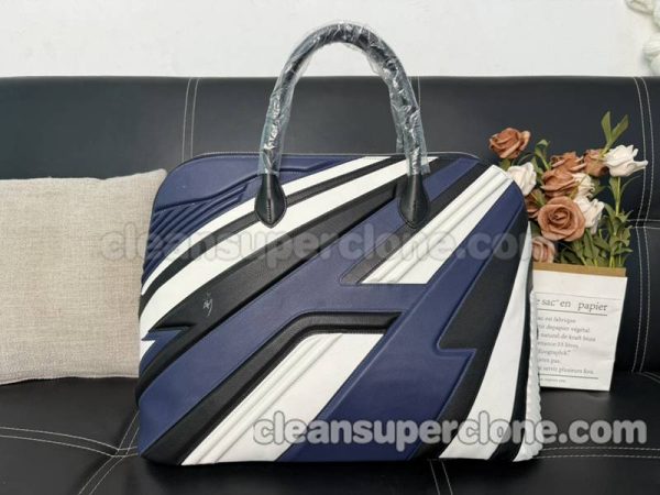 Fendi bag Super Clone picture and price blue Handbag cowhide women 4