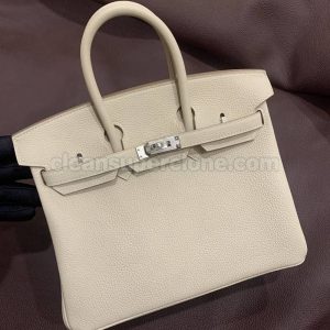 Hermes bag Super Clone picture and price white Handbag cowhide women