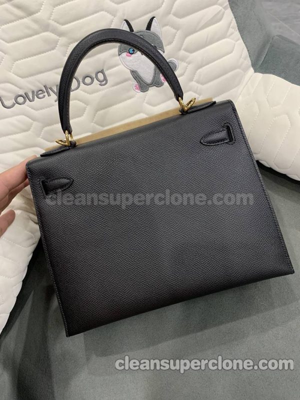 Handbag bag replica details and pricing black Hermes cowhide women 3