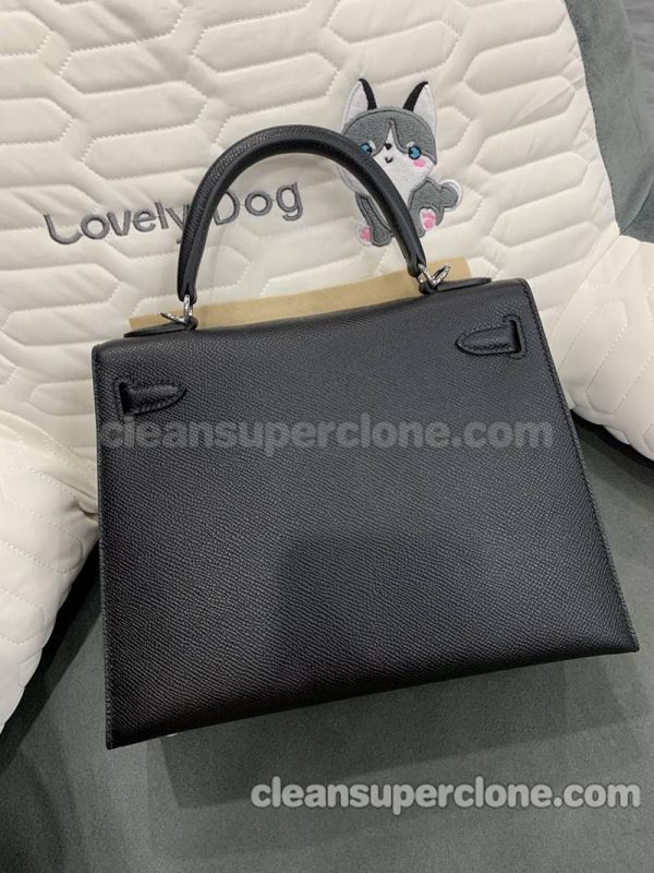 Handbag bag replica details and pricing black Hermes cowhide women 8