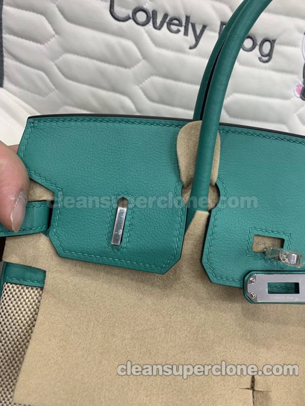 Handbag bag replica details and pricing green Hermes canvas women 5