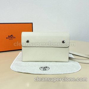 Shoulder bag replica details and pricing white Hermes cowhide Crossbody Purse women