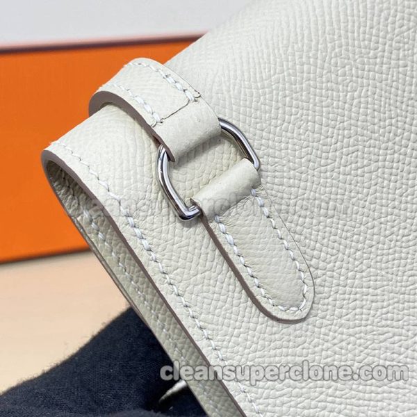 Shoulder bag replica details and pricing white Hermes cowhide Crossbody Purse women 7