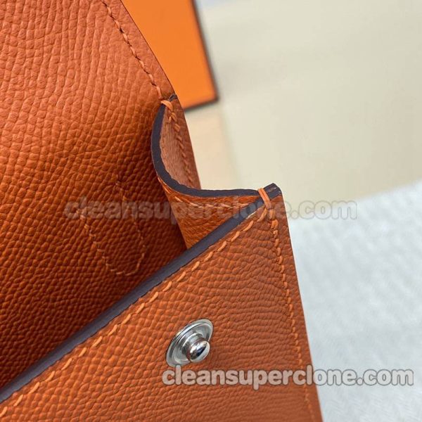 Shoulder bag replica details and pricing orange Hermes Crossbody Purse cowhide women 8