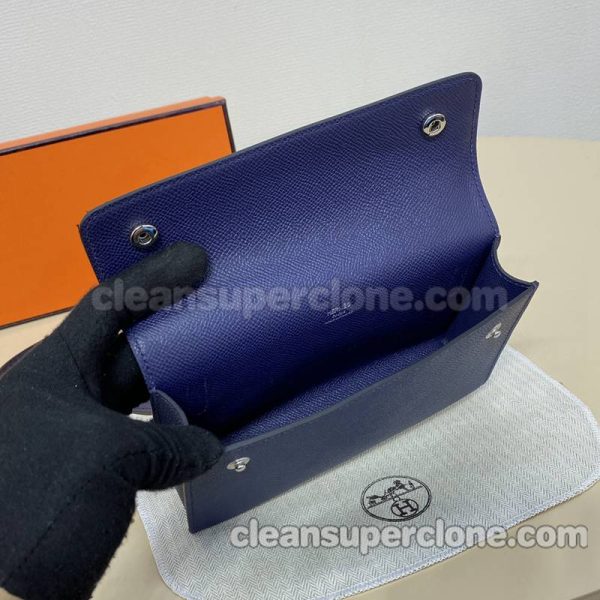 cowhide bag 1:1 Copy description and price sapphire Hermes Shoulder Crossbody Purse women 10