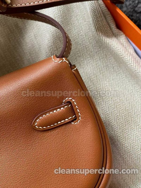 Hermes bag Super Clone picture and price brown Waist Shoulder Crossbody cowhide women 6