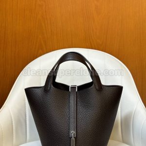 Handbag bag replica details and pricing Ebony Hermes cowhide women 3