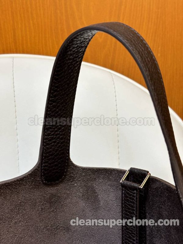 Handbag bag replica details and pricing Ebony Hermes cowhide women 8