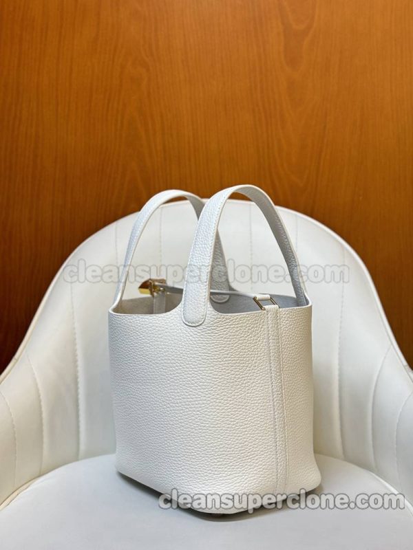 Hermes bag Super Clone picture and price white Handbag cowhide women 8