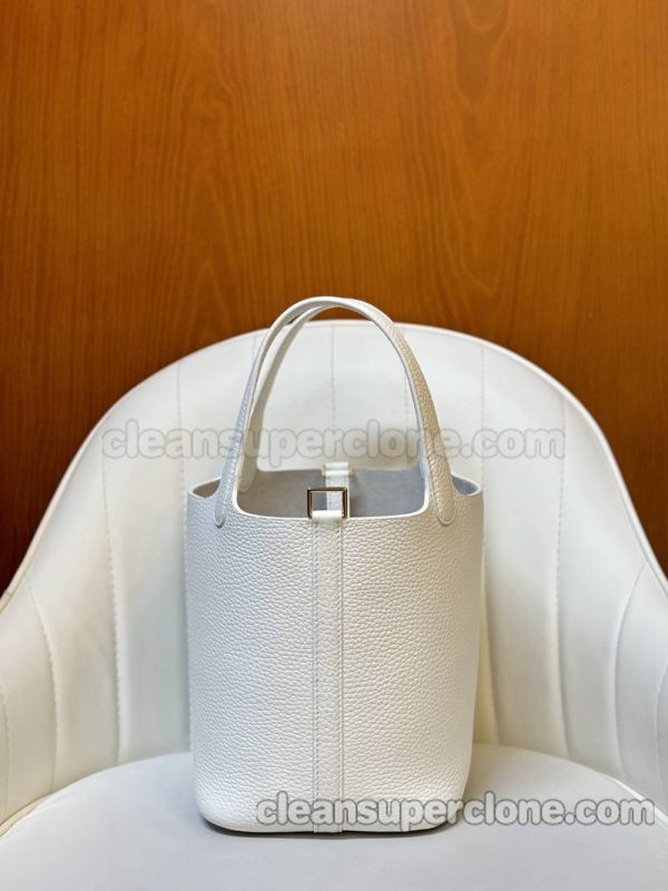 Hermes bag Super Clone picture and price white Handbag cowhide women 9