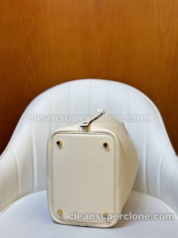 Handbag bag replica details and pricing Cream white Hermes cowhide women 9