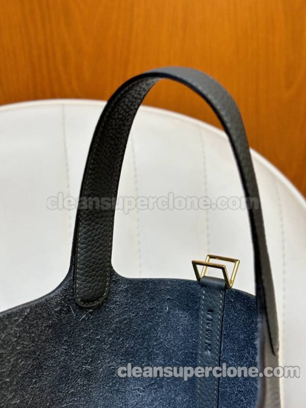 Handbag bag replica details and pricing Hurricane Blue Hermes cowhide women 7