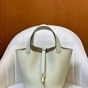 Hermes bag Super Clone picture and price Bubble green Handbag cowhide women