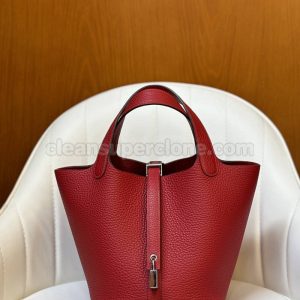 Handbag bag replica details and pricing red Hermes cowhide women