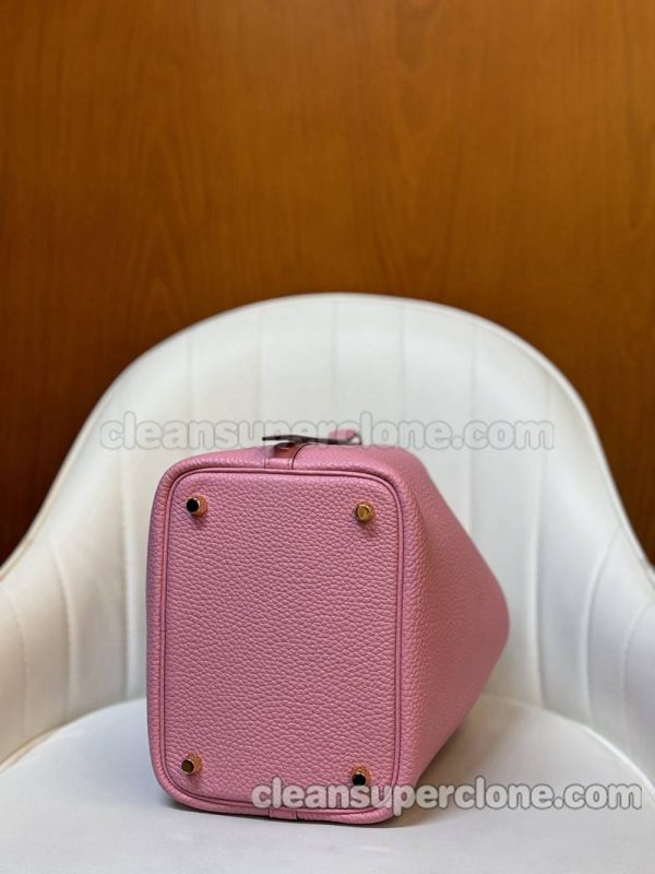 Handbag bag replica details and pricing sakura pink Hermes cowhide women 8