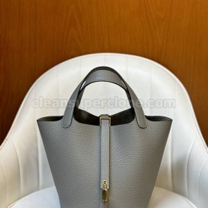 Handbag bag replica details and pricing Seagull grey Hermes cowhide women