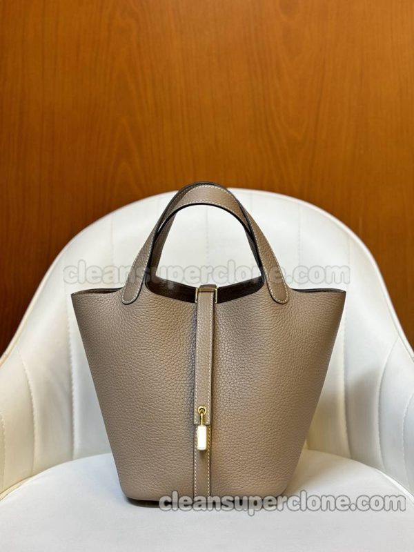 Hermes bag Super Clone picture and price Turtledove grey Hermes cowhide women 3