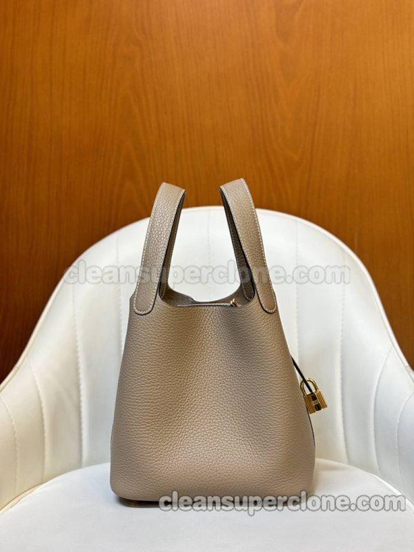 Hermes bag Super Clone picture and price Turtledove grey Hermes cowhide women 8