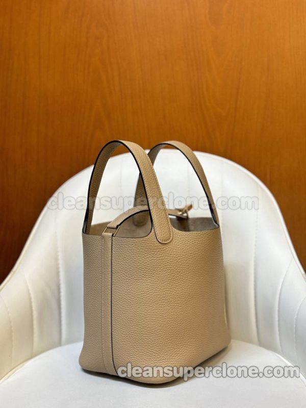 cowhide bag 1:1 Copy description and price Trench coat grey Hermes Handbag women 8