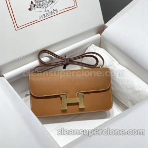 cowhide bag 1:1 Copy description and price gold brown Hermes Crossbody Shoulder women 2