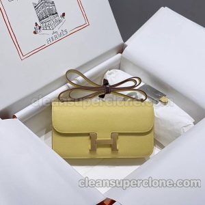 Hermes bag Super Clone picture and price lemon yellow Crossbody Shoulder cowhide women 2