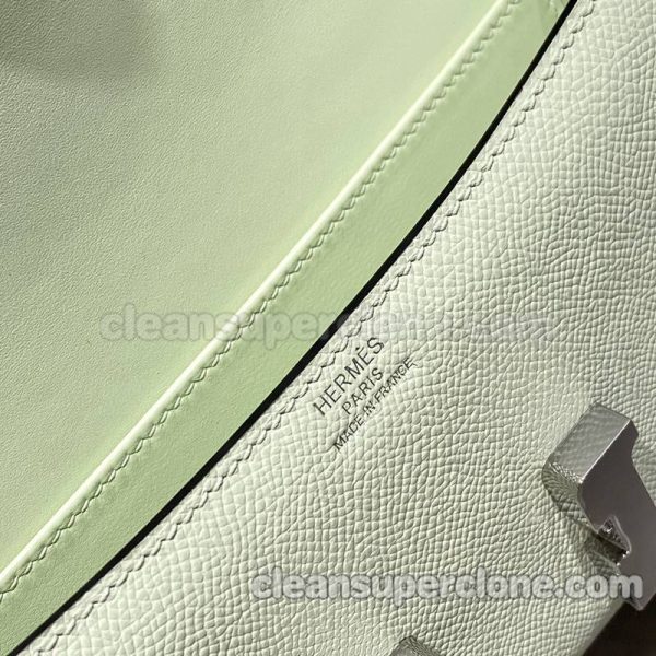 cowhide bag 1:1 Copy description and price Bubble green Hermes Shoulder Crossbody women 6