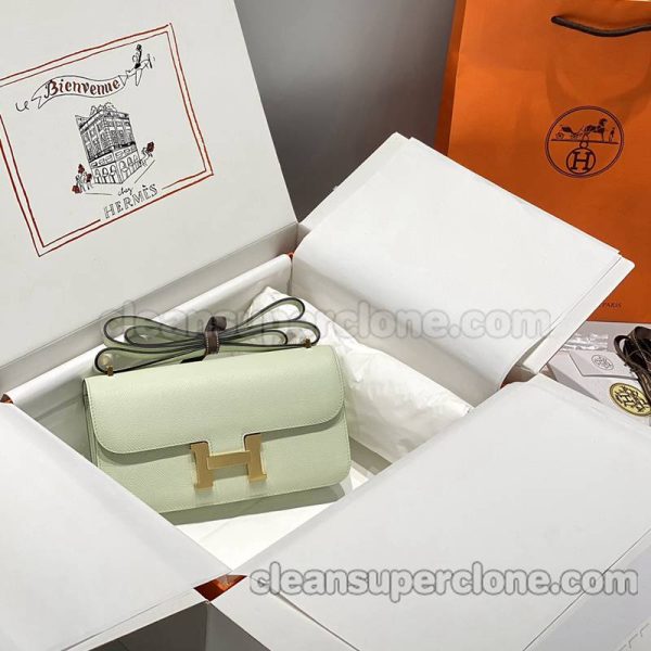 Hermes bag Super Clone picture and price Bubble green Crossbody Shoulder cowhide women