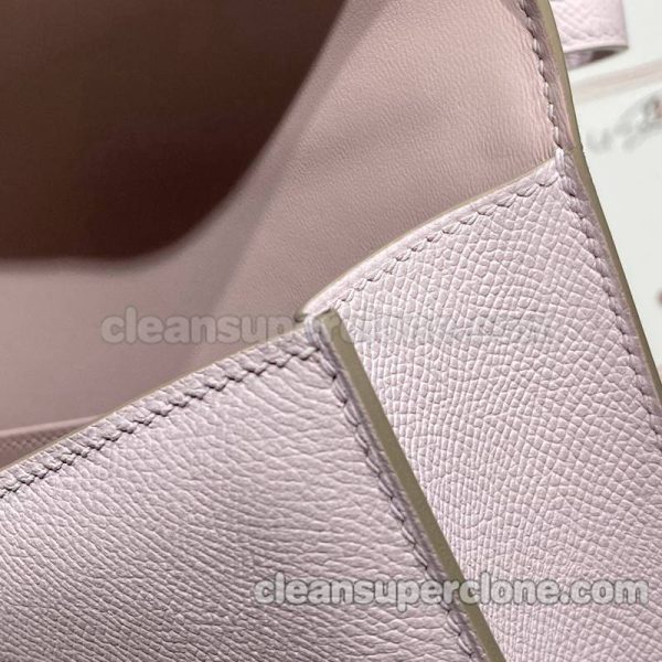 Crossbody bag replica details and pricing Dream pink purple Hermes Shoulder cowhide women 5