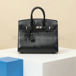 Handbag bag replica details and pricing black Hermes lizard women