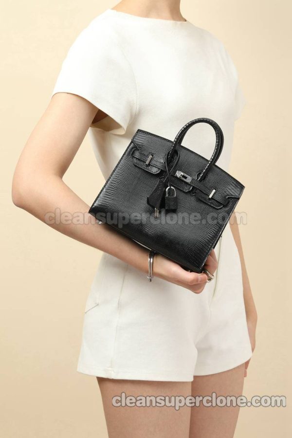 Handbag bag replica details and pricing black Hermes lizard women 9