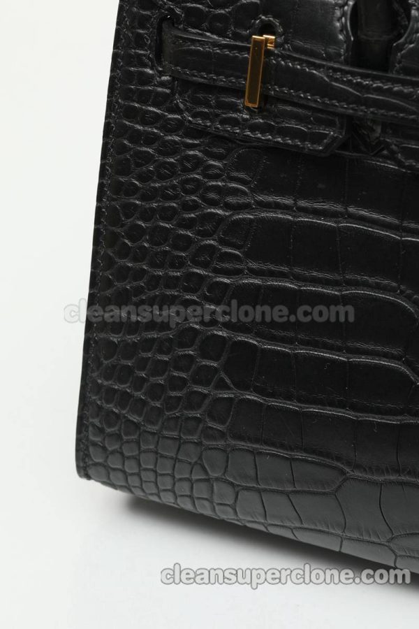 Hermes bag Super Clone picture and price black Handbag Crocodile women 4